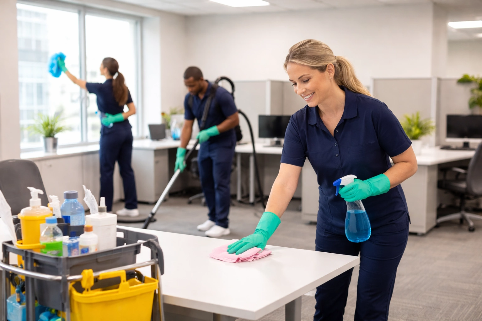 commercial cleaning crew michigan